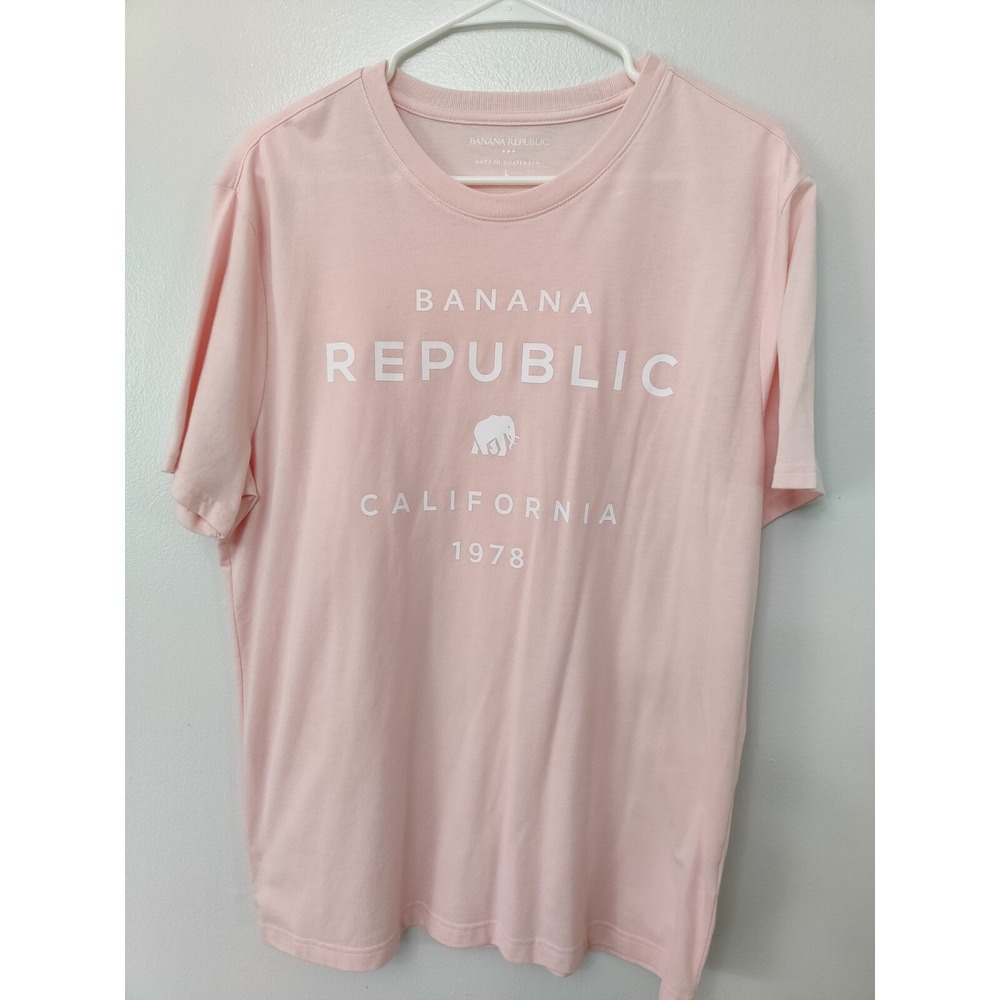 BANANA REPUBLIC MEN'S SHORT SLEEVE TRENDY T-SHIRT‎ SIZE L All 3 For 50 Dollars